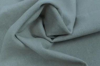 40% viscose, 30% polyester, 25% linnen, 5% katoen stoffen - Leinen Stoff - recyceltes gewebtes Mixed Leinen - blau - 0823-630