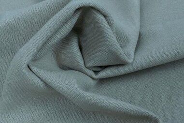 55% linnen, 45% viscose - Linnen stof - recycled woven mixed linnen - blauw - 0823-630