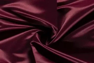 Gilet stoffen - Satijn stof - bruidssatijn - bordeaux - 1675-018