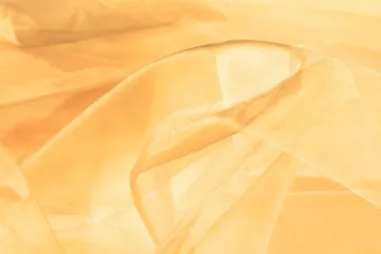 Linnen stof - oker - 0100-575 - Organza stof - geel goud - 4455-007