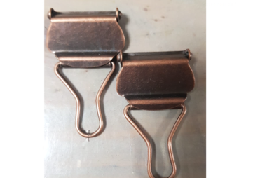 Sluitingen / gespen - Tuinbroeksluiting 30 mm brons C0139 (PER TWEE STUKS)