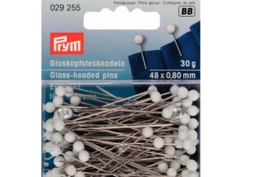 Verschiedenes - Prym glaskopspelden 48x0.80mm zilver 029.255