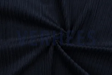 Verhees stoffen - Ribcord stof - donkerblauw - 4358-003
