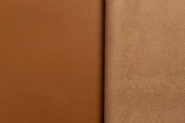 Suèdine Stoffen - Suedine stof - kunstleer met suedine rekbaar - bruin - 0561-090