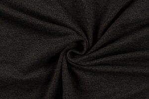 Dunkelgrau - Tricot stof - dark grey melange - RS0179-671