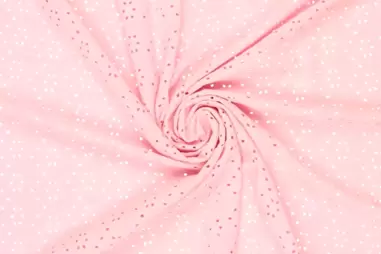 Tricot katoen stoffen - Tricot stof - licht roze - 16695-880