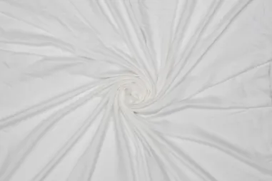 Polytex Stoffen - Baumwolle - gewebter Bambus - weiß - 791027-000
