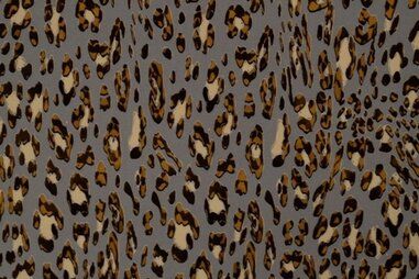 92% Polyester, 8% Elastan - Jersey Stoff - Pantherfell Crincle - blau - 17912-178
