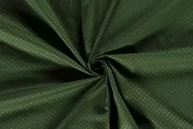 Kerst stoffen - Katoen stof - kerst katoen stipjes - groen - 12700-025