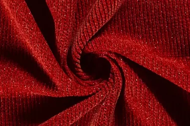 460gr/m² - Gebreide stof - boucle lurex - terra - 20288-014