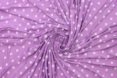 Violettlila - Jersey - gepunktet - violett - 325015-6