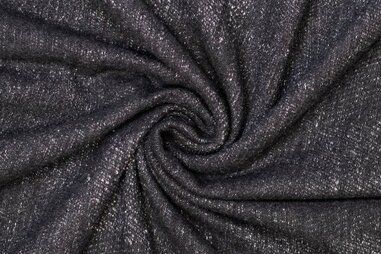 350gr/M² - Polyester stof - jacquard - antraciet - 417049-50