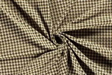 275gr/M² - Tricot stof - jacquard - abstract - camel - 20032-253