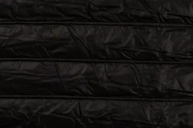 70% polyester, 30% polyamide - Doorgestikte stof - dyncy quilt - zwart - 22503-069