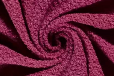 Fuchsia stoffen - Gebreide stof - boucle - fuchsia - 20057-017