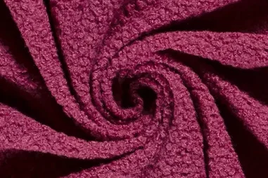 Verkleedkleding stoffen - Gebreide stof - boucle - fuchsia - 20057-017