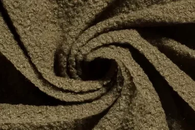 Strickstoffe - Gebreide stof - boucle - kaki groen - 20057-027