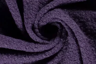 Paarse stoffen - Gebreide stof - boucle - carbon - 20057-047