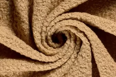 Strickstoffe - Gebreide stof - boucle - camel - 20057-053
