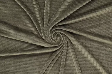 Strickstoffe - Gebreide stof - velvet lurex stripe - mosgroen - 0892-215