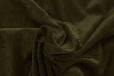 Avondkleding stoffen - Velours stof - velvet crushed - mosgroen - 0668-215