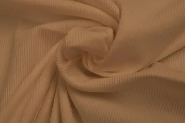 Tricot stoffen - Tricot stof - rib jersey - beige - 0885-178