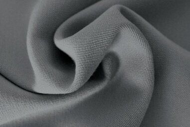 265gr/M² - Polyester stof - stretch gabardine Colombo - grijs - 0135-970