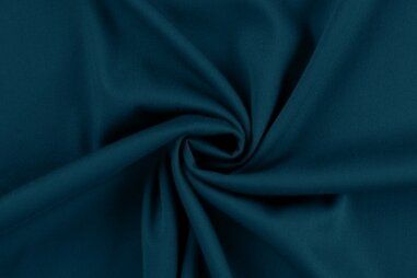 Petrol - Viscose stof - stretch - petrol - MR1095-006