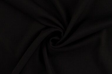 98% viscose, 2% elastan - Viscose stof - stretch - zwart - MR1095-069