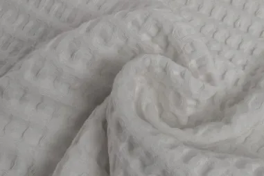 Paneel stof - tricot - Nijntje - creme - 664006-12 - Wafelkatoen - grof - wit - 0700-001