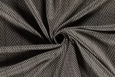 55% polyester, 45% viscose stoffen - Tricot stof - poly viscose - abstract - beige - 20102-052 