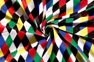 Joggingstof - digitaal dinosaurussen - multi -62001-970 - Texture stof - ruiten - wit/multi - 20801-050