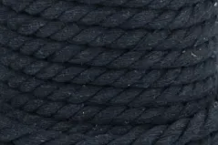 Kordel* - Gedrehte Baumwollkordel schwarz (89688-000)