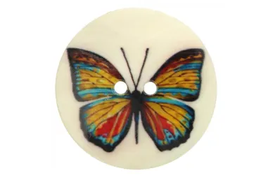 Knöpfe - Knoop parelmoer vlinder - 5654-80