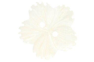 Knopen - Knoop parelmoer bloem - 37.5 mm - 2597-60-W