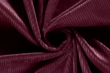 Katoenen stoffen - Katoen stof - corduroy stretch - bordeaux - 20501-018