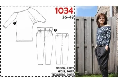 Naaipatronen - It's a fits 1034: broek en shirt