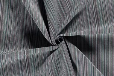 Multi stoffen - Polyester stof - jacquard strepen - multi - 20310-007
