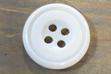 Ronde knopen - Knoop - wit - 17.5 mm - 97288-28-009