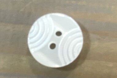 Standaard knopen - Knoop met boog 12.5 mm - wit - 2546-20