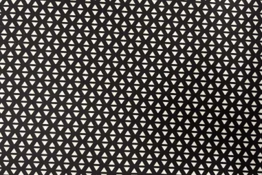 80% Polyester, 20% Viskose - Polyester stoff - heavy travel - abstract - naturfarben braun - JT145