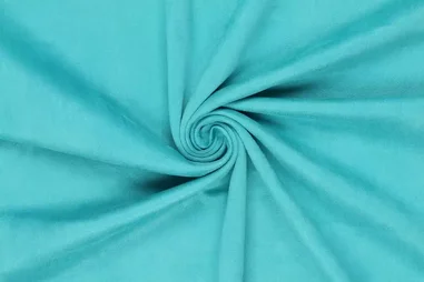 Oeko-Tex klasse 2 - Suèdine stof - scuba suede - aqua - 0841-665