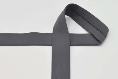 Schrägband - XBT29-680 Tricot biasband antraciet