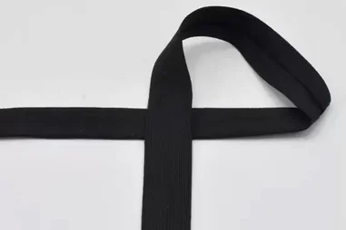 Band - Tricot biasband 20 mm - zwart - XBT29-690-020