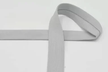 Schrägband - XBT29-061 Tricot Biasband Grijs