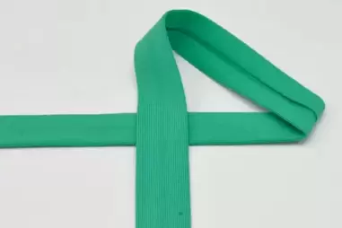 Grasgroen - Tricot biasband 20 mm - grasgroen - XBT29-250-020