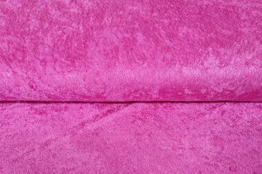 Exclusieve stoffen - Velours de panne stof volle rol - roze - SR5