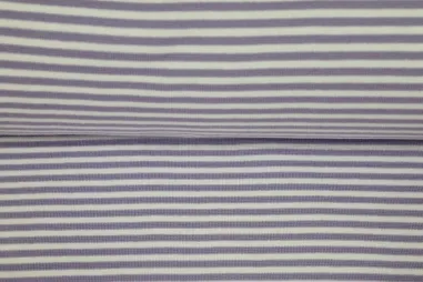 Boordstoffen - Boordstof - gestreept 3 mm - lila wit