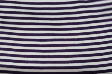 Boordstoffen - Boordstof - gestreept 5 mm - paars wit 