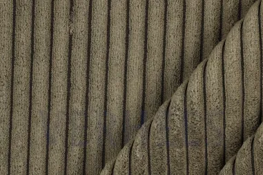 stevige stof - Interieurstof - velours deco corduroy - olijfgroen - 5292-003